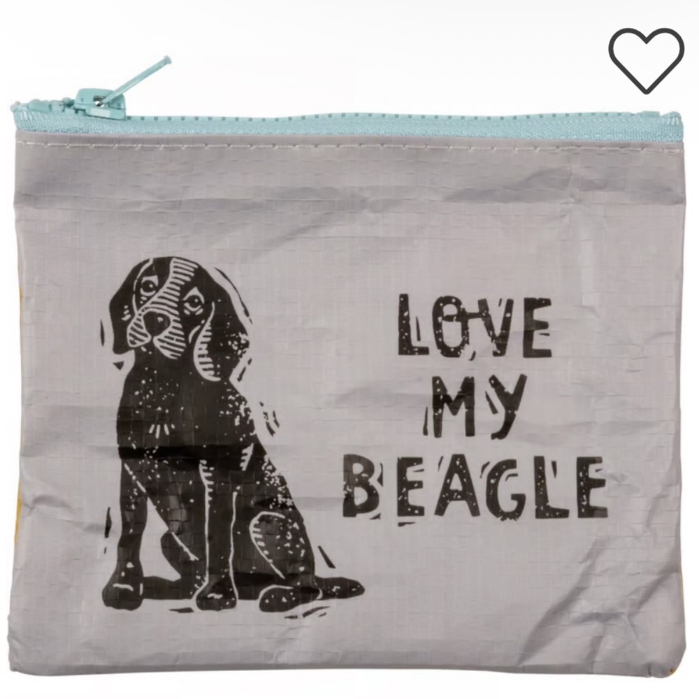 Primitives By Kathy - Love My Beagle Zipper Wallet